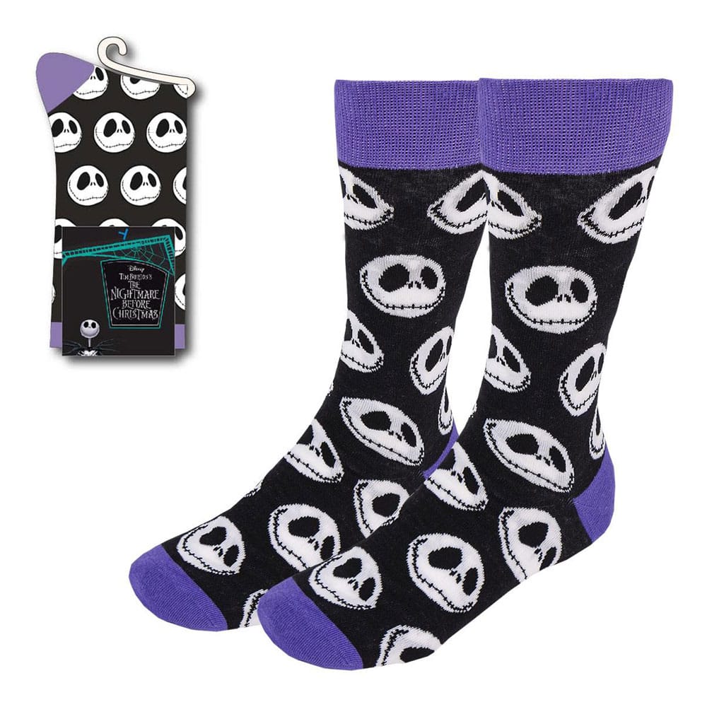 Nightmare Before Christmas Socks's Jack's Face Purple 38-45