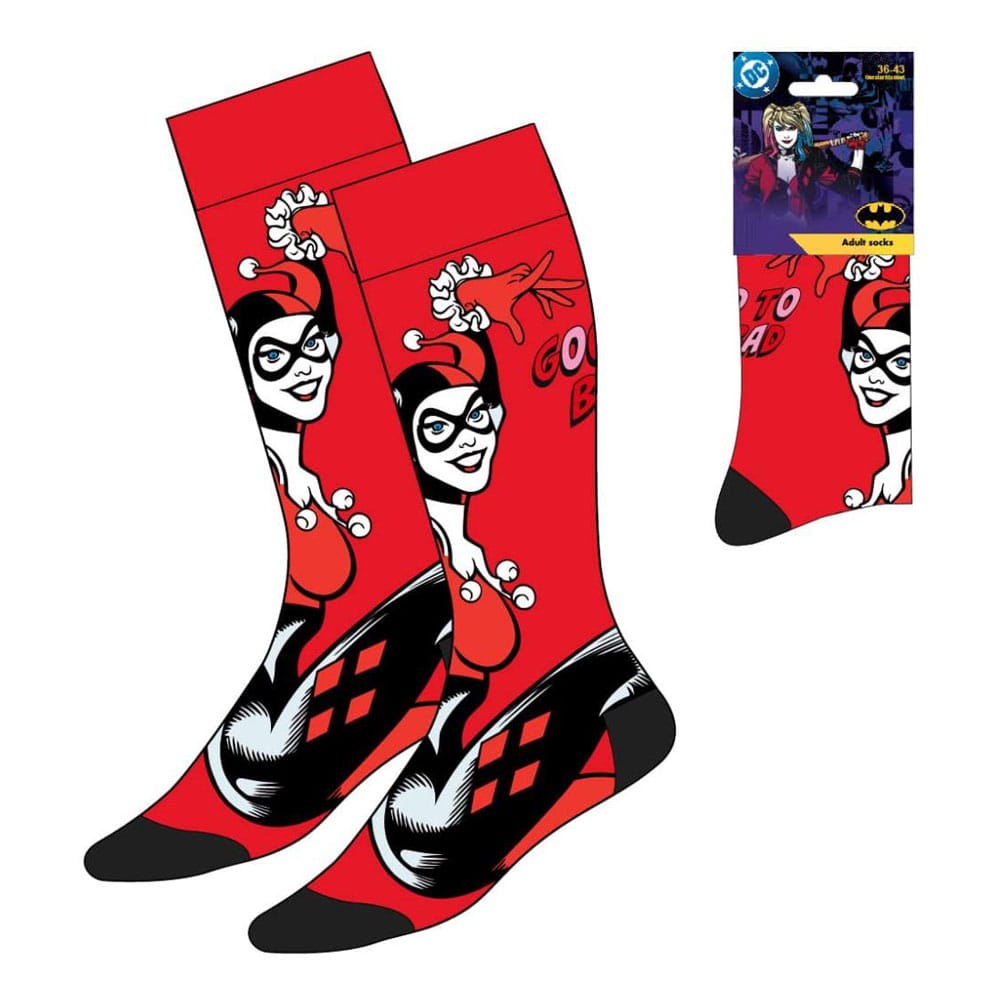 DC Comics Chaussettes Harley Quinn Bon à Mauvais 36-43