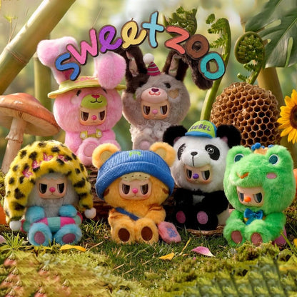 Rebel Bears Figure in vinile di peluche Blind Box Sweet Zoo Display 10 cm (6)