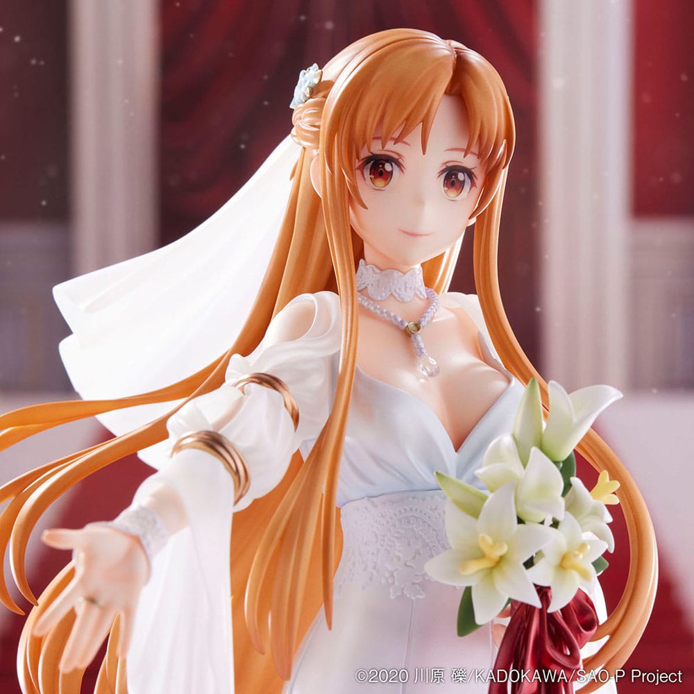 Sword Art Online PVC Estatua 1/7 ASUNA Boda ver. 25 cm
