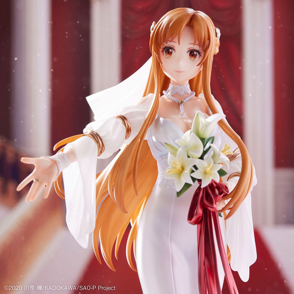 Sword Art Online PVC Estatua 1/7 ASUNA Boda ver. 25 cm