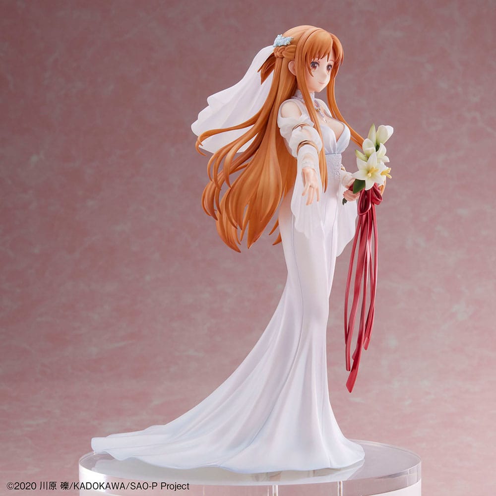 Sword Art Online PVC Estatua 1/7 ASUNA Boda ver. 25 cm