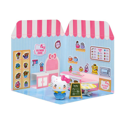 Hello Kitty en Vrienden Minifiguur Stickerhuis Hello Kitty Flower Café