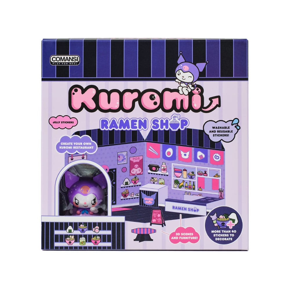 Hello Kitty und Freunde Minifigur Sticker House Kuromi Ramen Shop