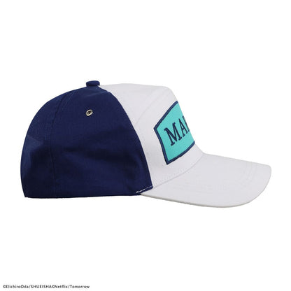 One Piece Curved Bill Cap Marine