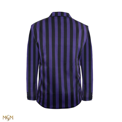 Jacket de mercredi Nevermore Academy Purple Striped Blazer