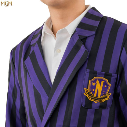 Jacket de mercredi Nevermore Academy Purple Striped Blazer