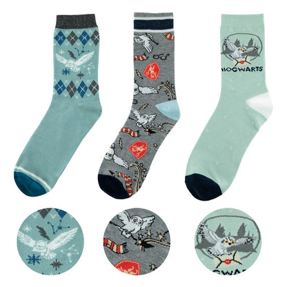 Harry Potter Socks 3 Pack Hedwig