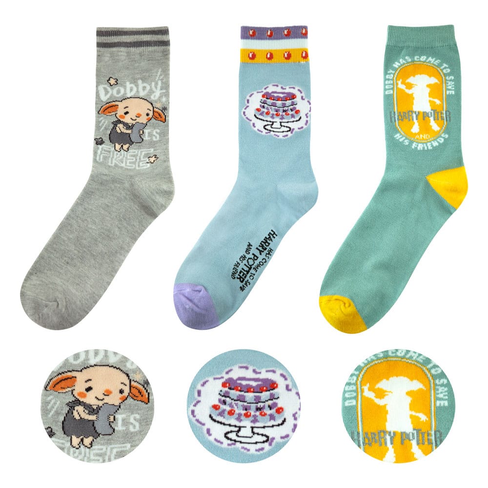 Harry Potter Socks Dobby da 3 pacchetti