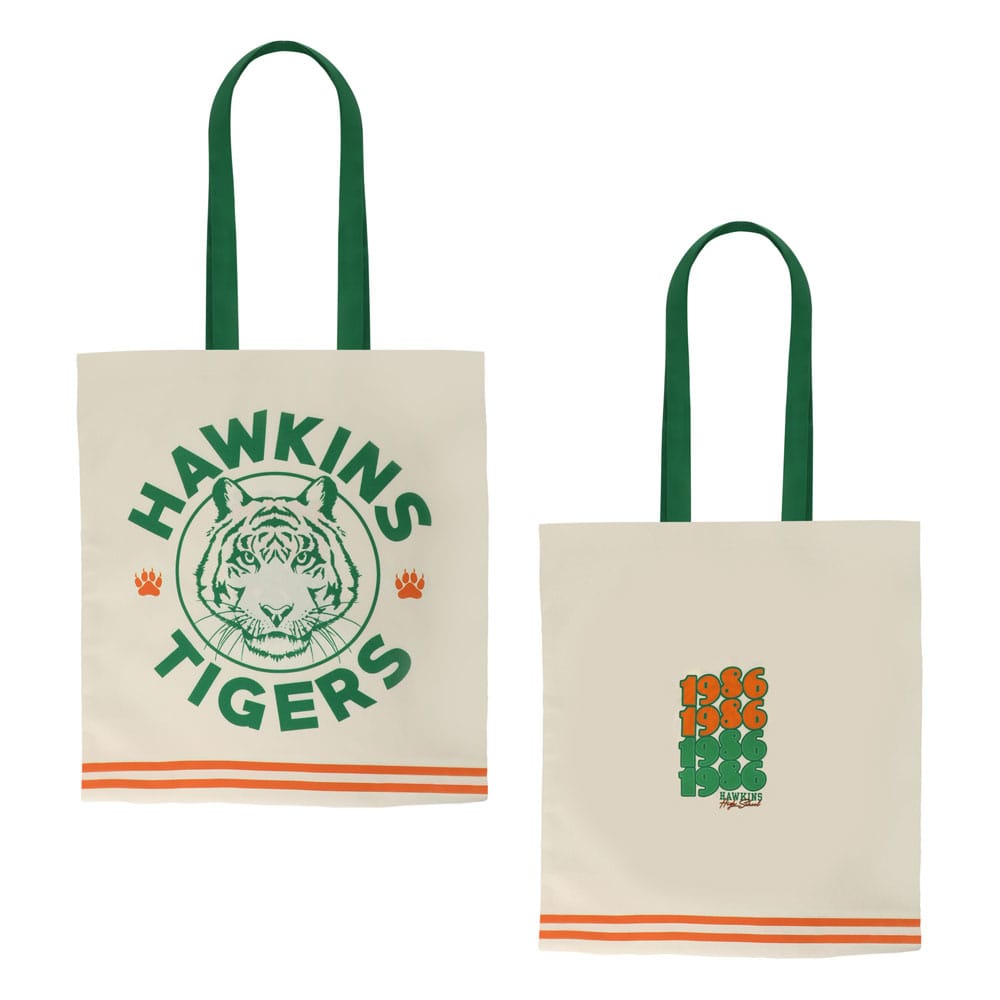 Stranger Things Tote Bag Hawkins Tigers