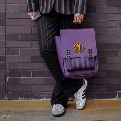 Woensdag: Nevermore Academy Purple Backpack