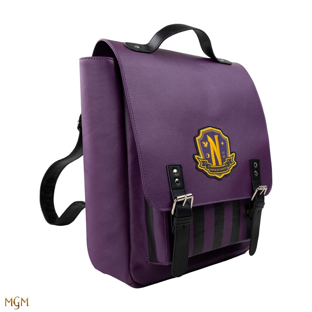 Wednesday Backpack Nevermore Academy Purple