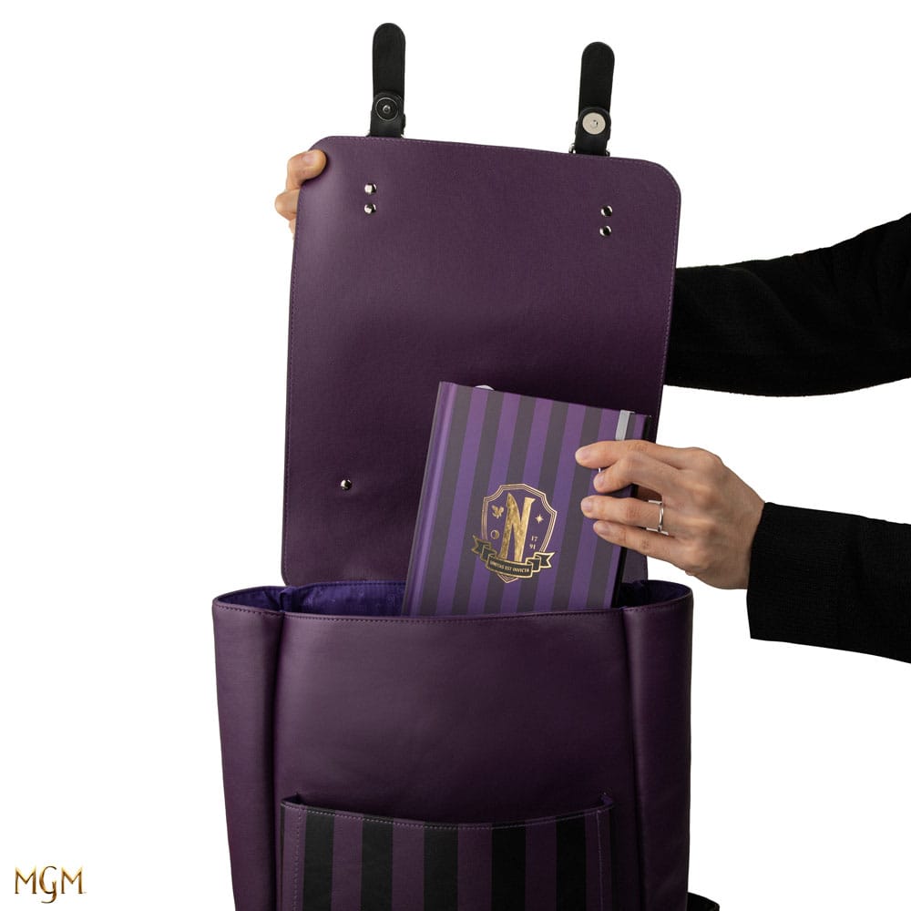 Wednesday Backpack Nevermore Academy Purple