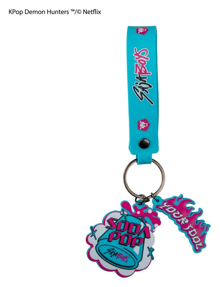 KPop Demon Hunters Bracelet Porte-clés Soda Pop