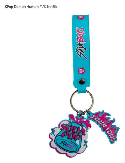 KPop Demon Hunters Bracelet Porte-clés Soda Pop