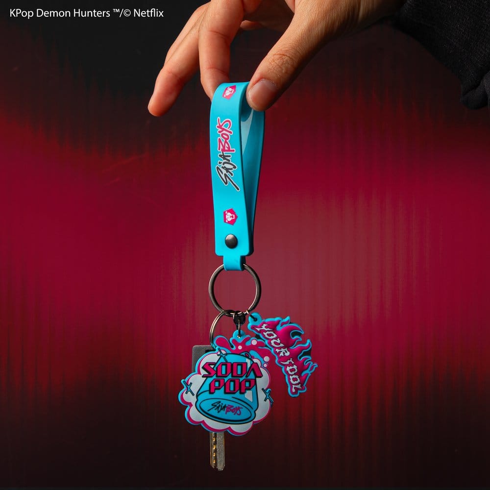 KPop Demon Hunters Bracelet Porte-clés Soda Pop