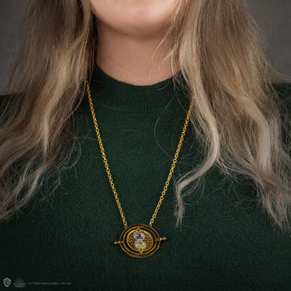 Hediye kutusu ile kolye zaman çevirici ile Harry Potter kolye