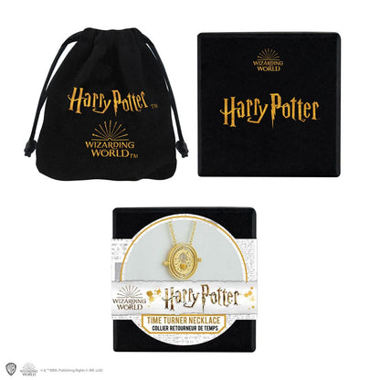 Hediye kutusu ile kolye zaman çevirici ile Harry Potter kolye