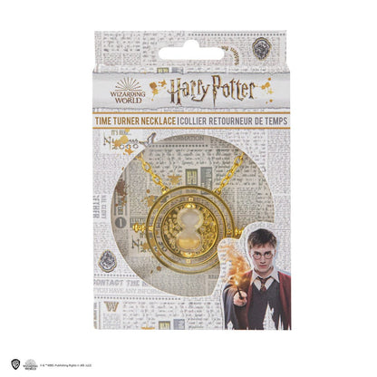 Hediye kutusu ile kolye zaman çevirici ile Harry Potter kolye