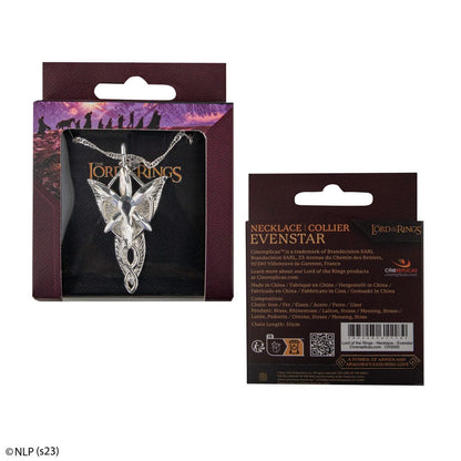 Collar de señor de los anillos con colgante Evenstar