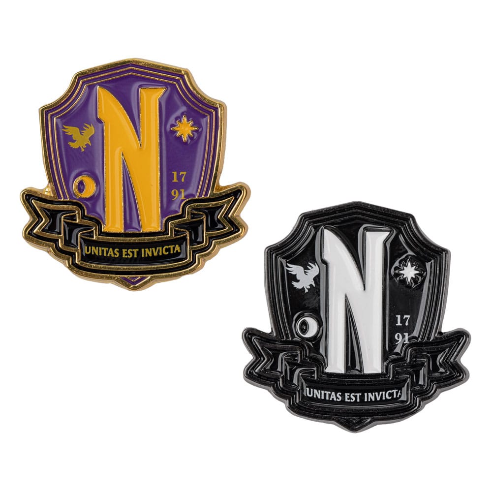 Onsdag pins 2-pack Nevermore Academy