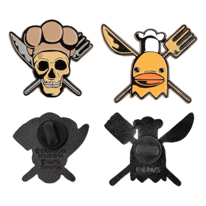 Én stykke pins 2-pack Sanji & Zeff