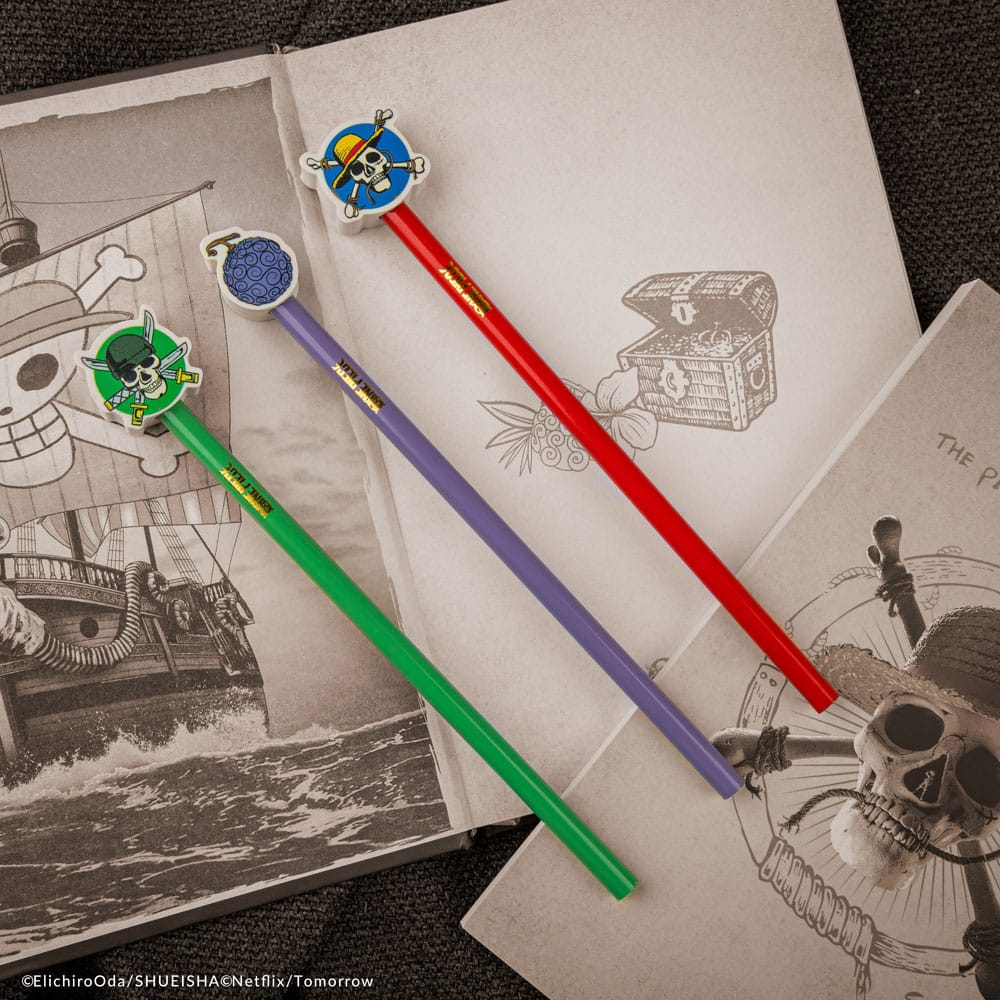 One Piece Pencils with Eraser Topper Zoro