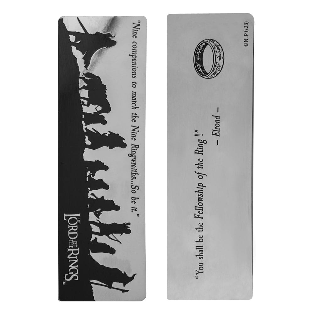 Lord of the Rings: Fellowship of the Ring Metal Bookmark