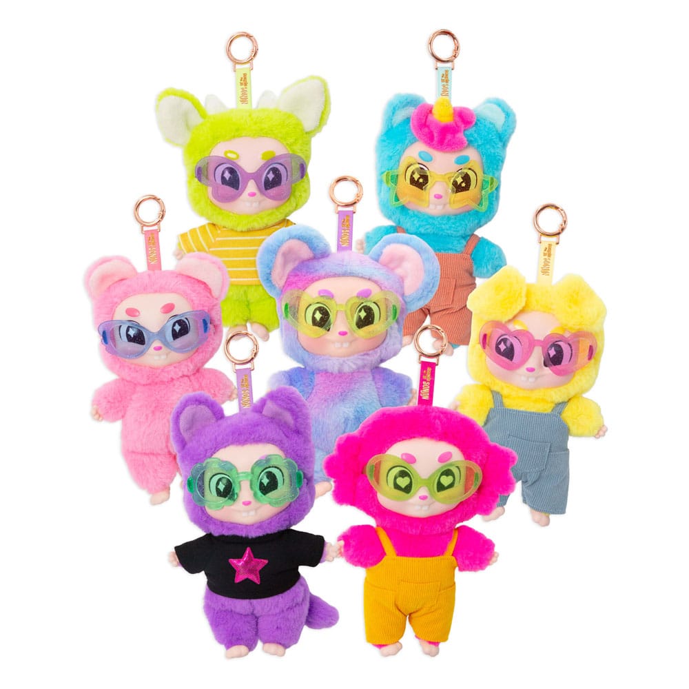 Nunos Lil' Monsters Blind Box pluche figuren supermarktavonturen 10 cm display (6)