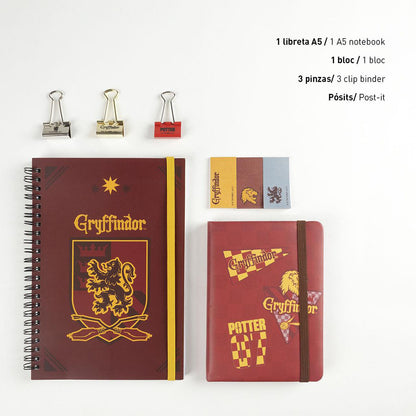 Harry Potter Stationery Set Gryffindor