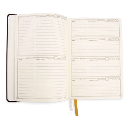 Diario de RPG de Dragones y Mazmorras 5e Azul