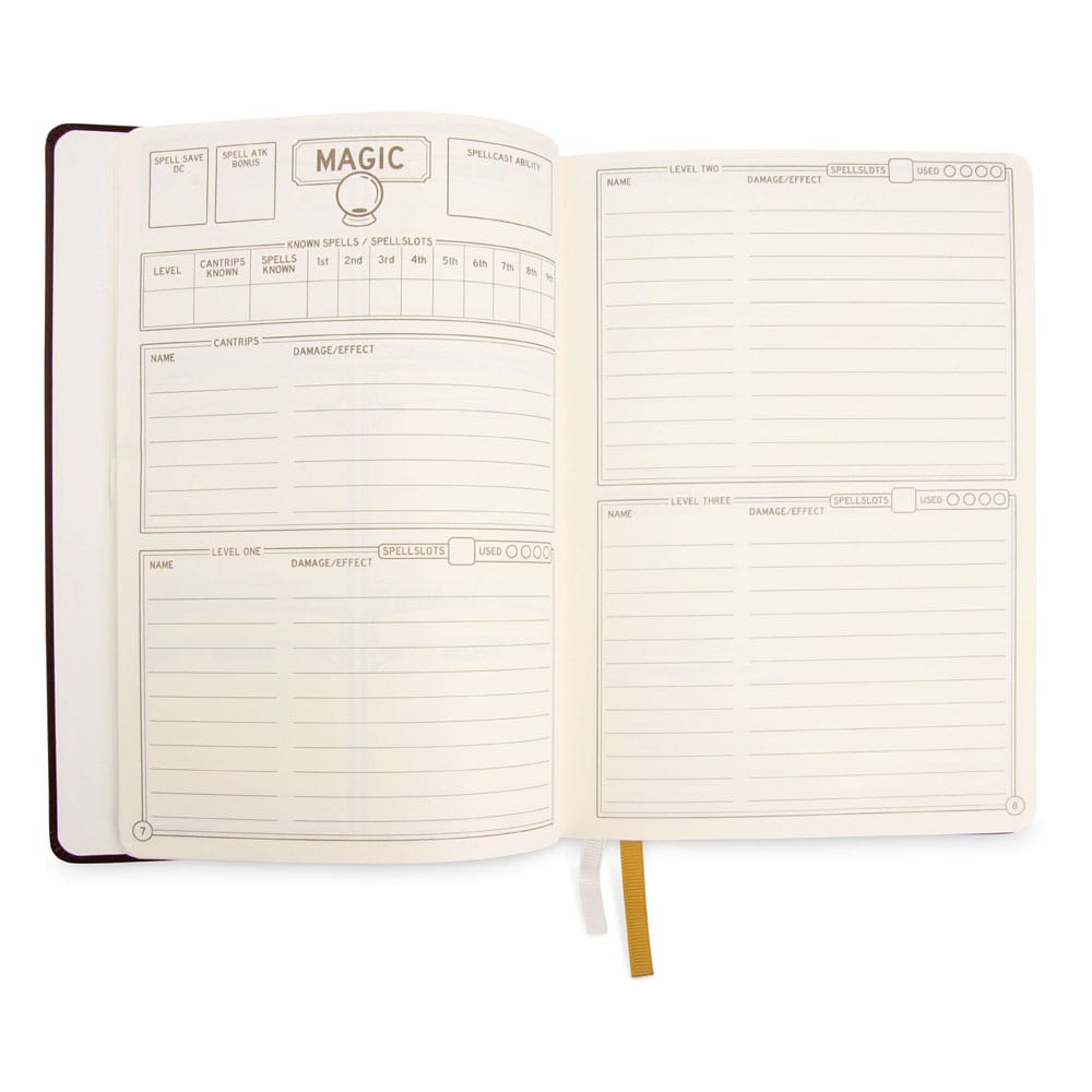 Diario de RPG de Dragones y Mazmorras 5e Verde