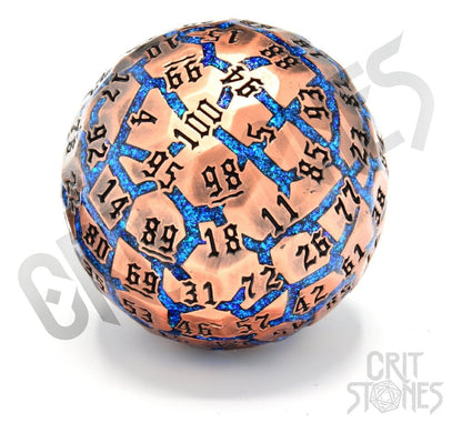 Metalne kocke CritStones D100 Hextech Orb