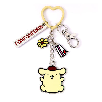 Hello Kitty nøkkelring med Pompompurin Charms 15 cm