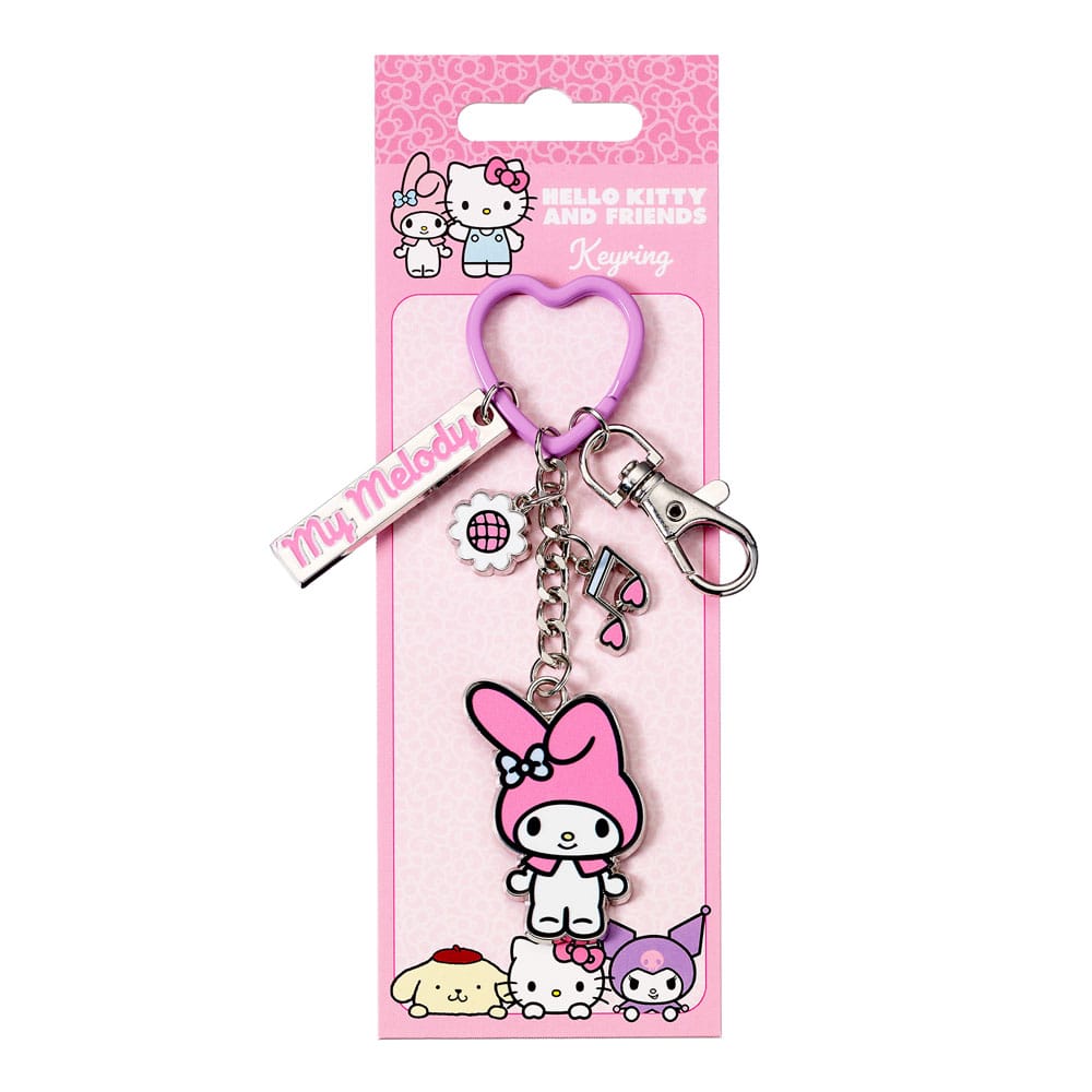 Llavero Hello Kitty con Charms Mi Melodía 15 cm