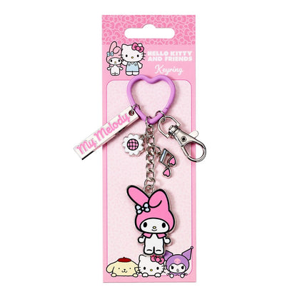Llavero Hello Kitty con Charms Mi Melodía 15 cm