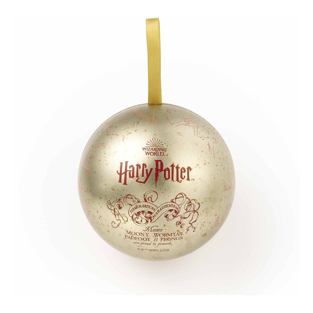 Harry Potter tree ornment with Pin Badge Deck Marauders Map