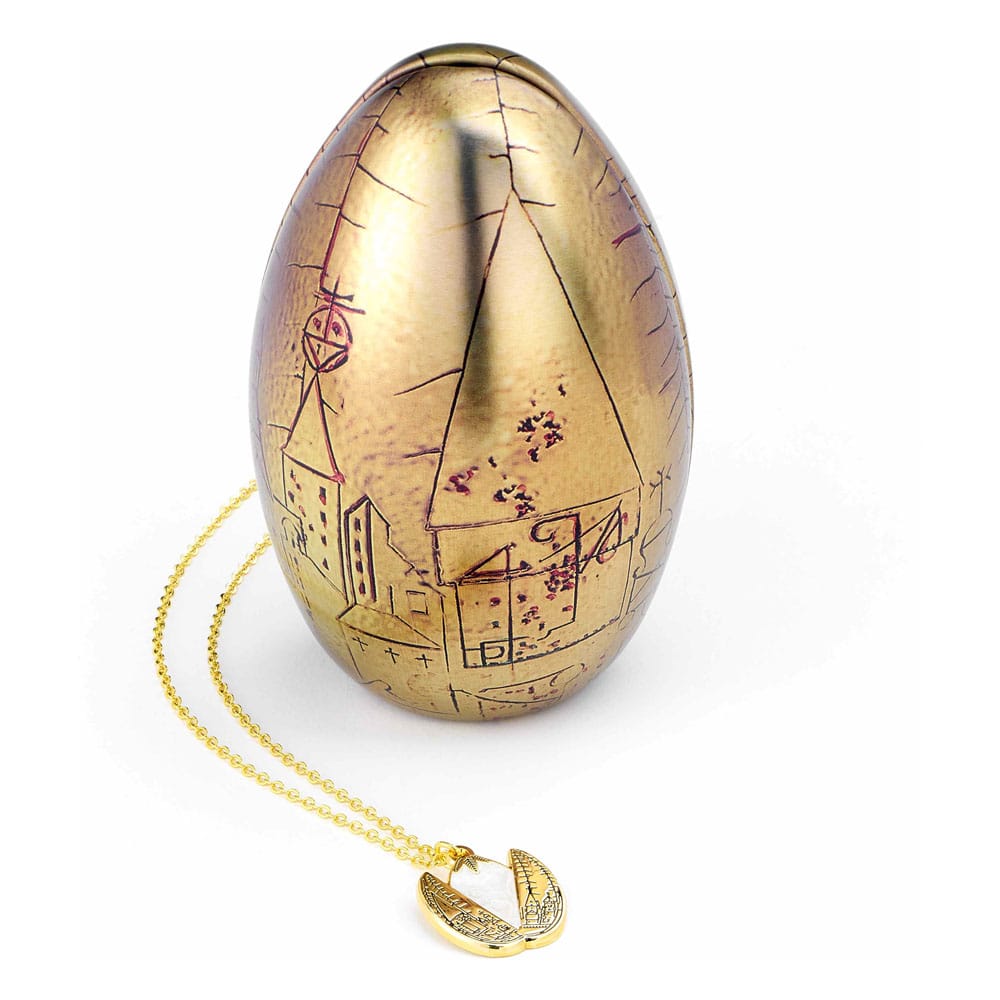 Collier Harry Potter avec œuf doré pendentif avec boîte cadeau