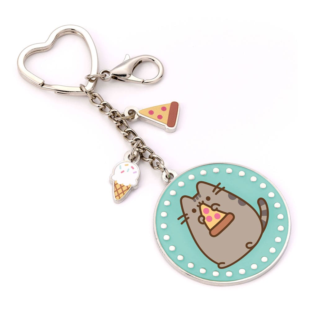 Pushen Keychain Blue Pizza