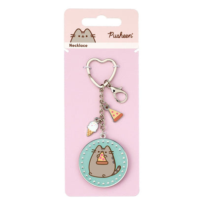 Pushen Keychain Blue Pizza
