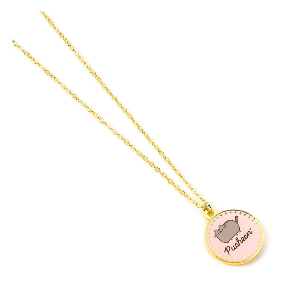 Pusheen Pendant & Necklace Pink Name