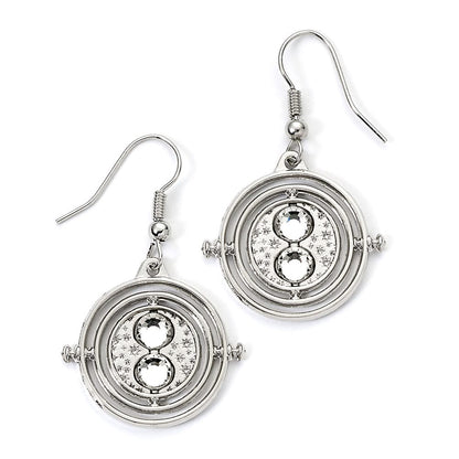 Harry Potter naušnice Time Turner (srebrni ton)