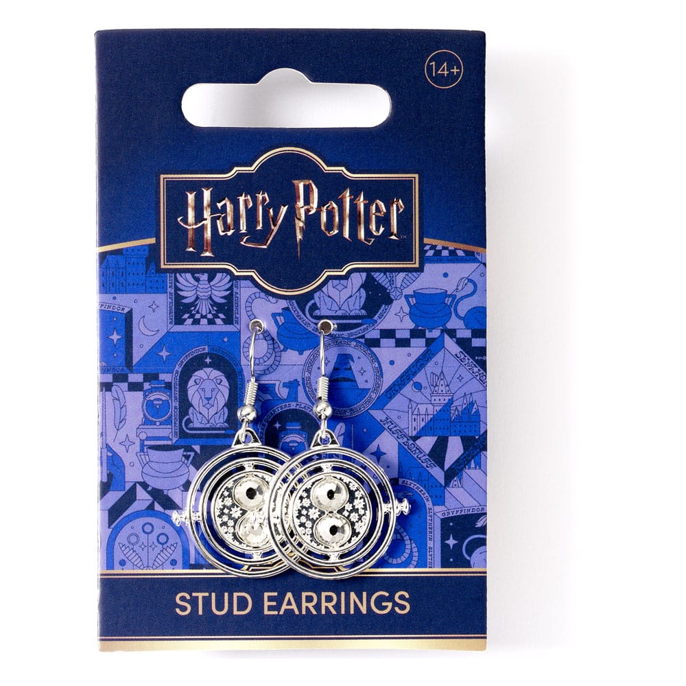 Harry Potter naušnice Time Turner (srebrni ton)
