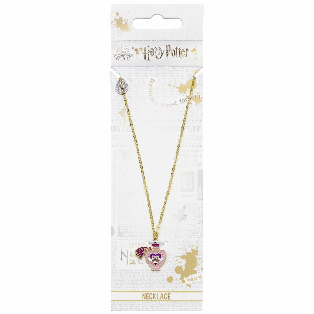 Harry Potter Pendant & Necklace Love Potion (Gold Plated)