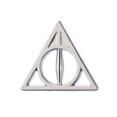 Harry Potter Anstecknadel „Heiligtümer des Todes“.