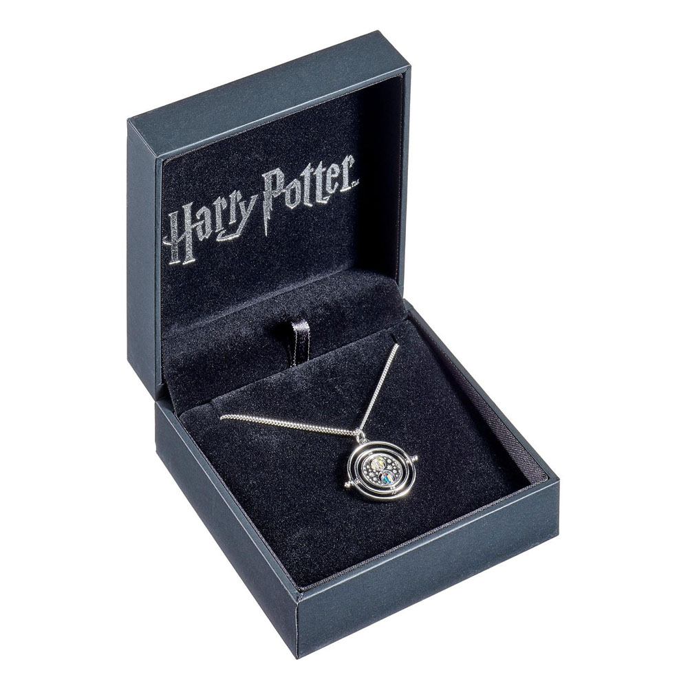 Collier et breloque Harry Potter Time Turner (argent sterling)