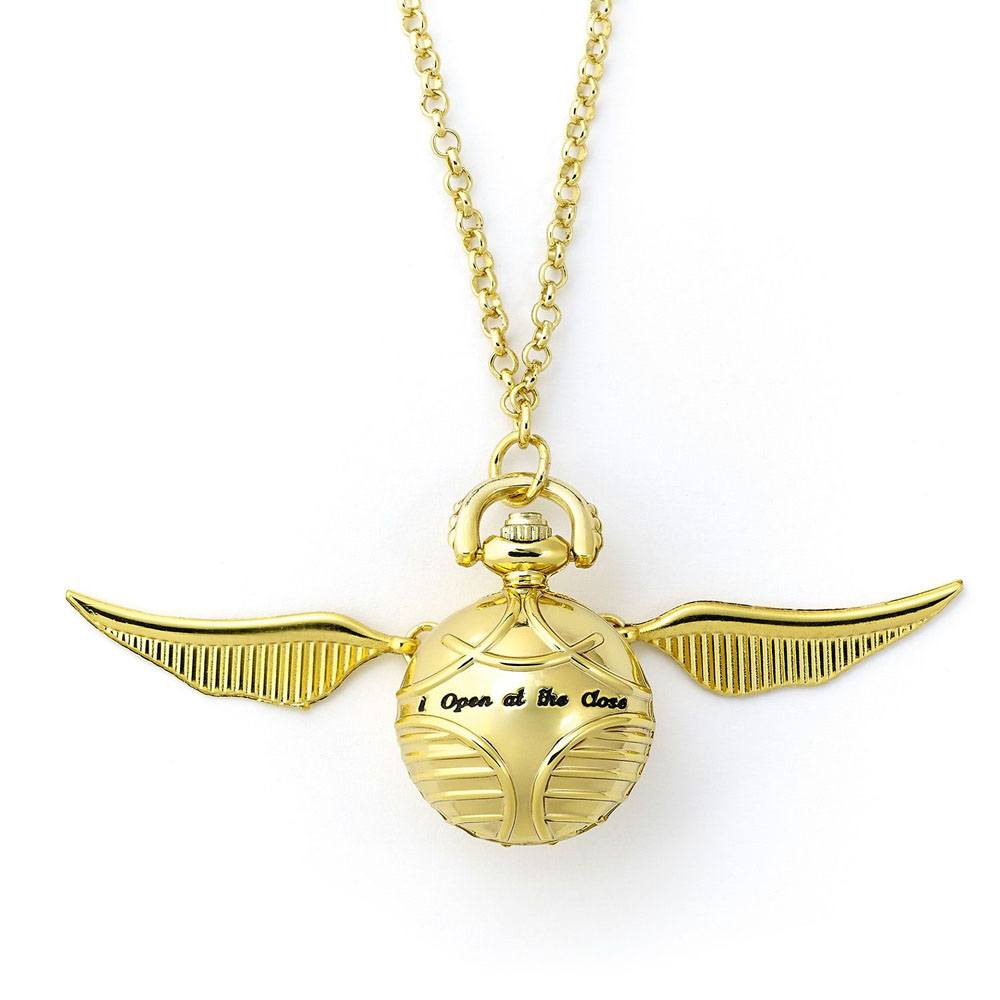 Harry Potter Watch ketting Golden Snitch (goud verguld)