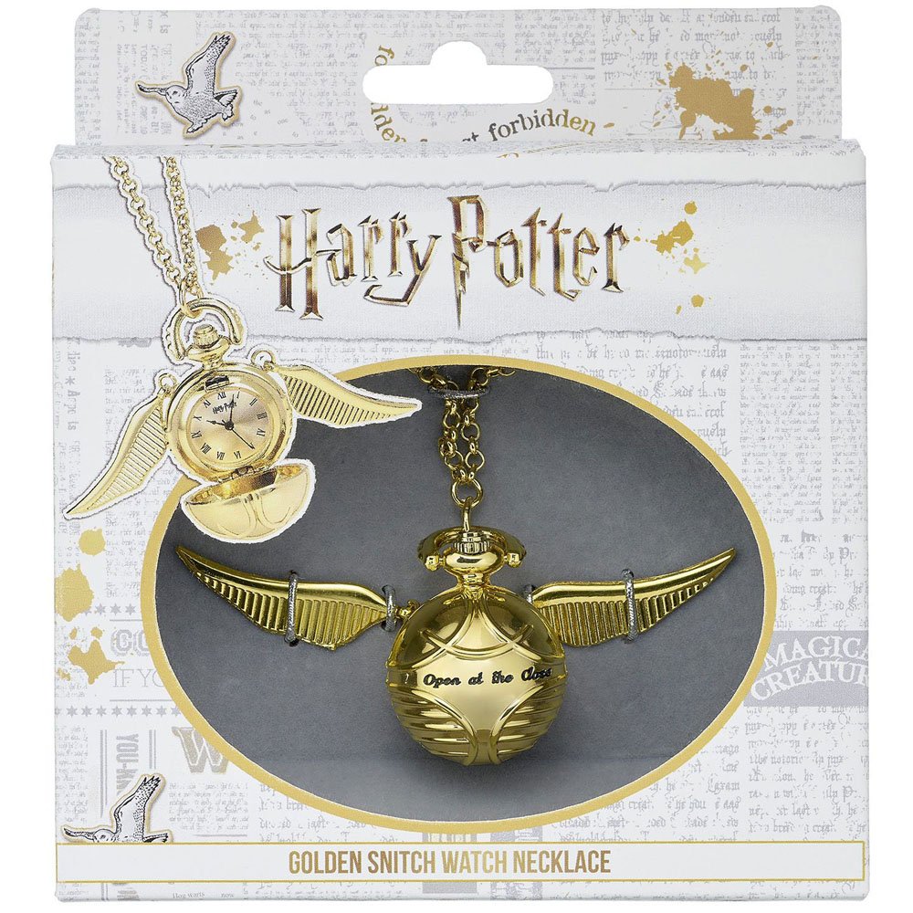 Harry Potter Watch ketting Golden Snitch (goud verguld)