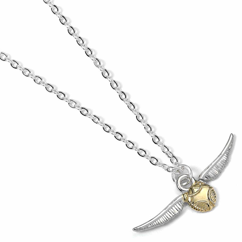 Harry Potter Pendant & Necklace the Golden Snitch (Silver Plated)