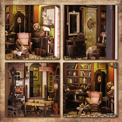 Book Nook Rose Agence De Détective 23 x 11 cm